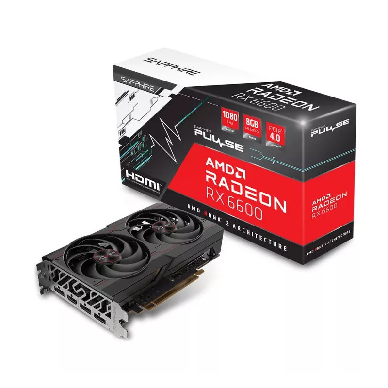 SAPPHIRE PULSE AMD RADEON RX 6600 GAMING 8GB